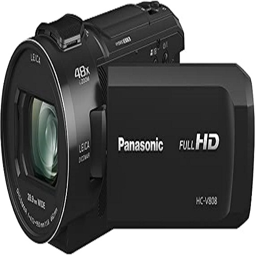 Лучший новый HC-V808EG-K Full HD видеокамера w/ 24x оптический зум, оптическим стабилизатором изображения