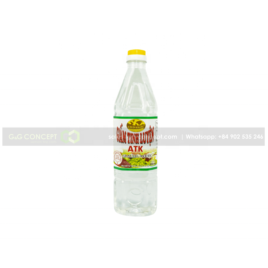 Белая бутылка уксуса для смешивания салата, безопасная гигиена соусов, изготовлена из безопасных натуральных материалов оптом, для продажи из Вьетнама