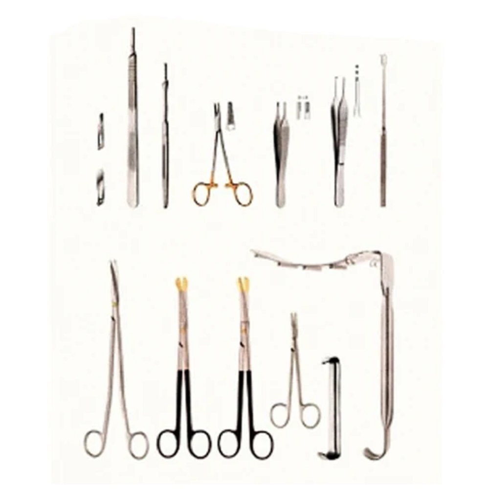 FSORTHO Good Quality Abdominoplasty Set Stainless Steel Surgical Instruments for Plastic Surgery Manual Power Source