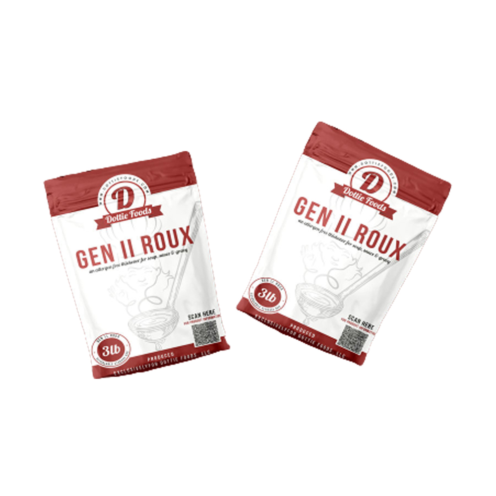 Порошок Dottie Foods GEN ll Red, 25 фунтов, упакован в полимерную упаковку насыпью, супы и соусы, помогают поддерживать уровень сахара в крови