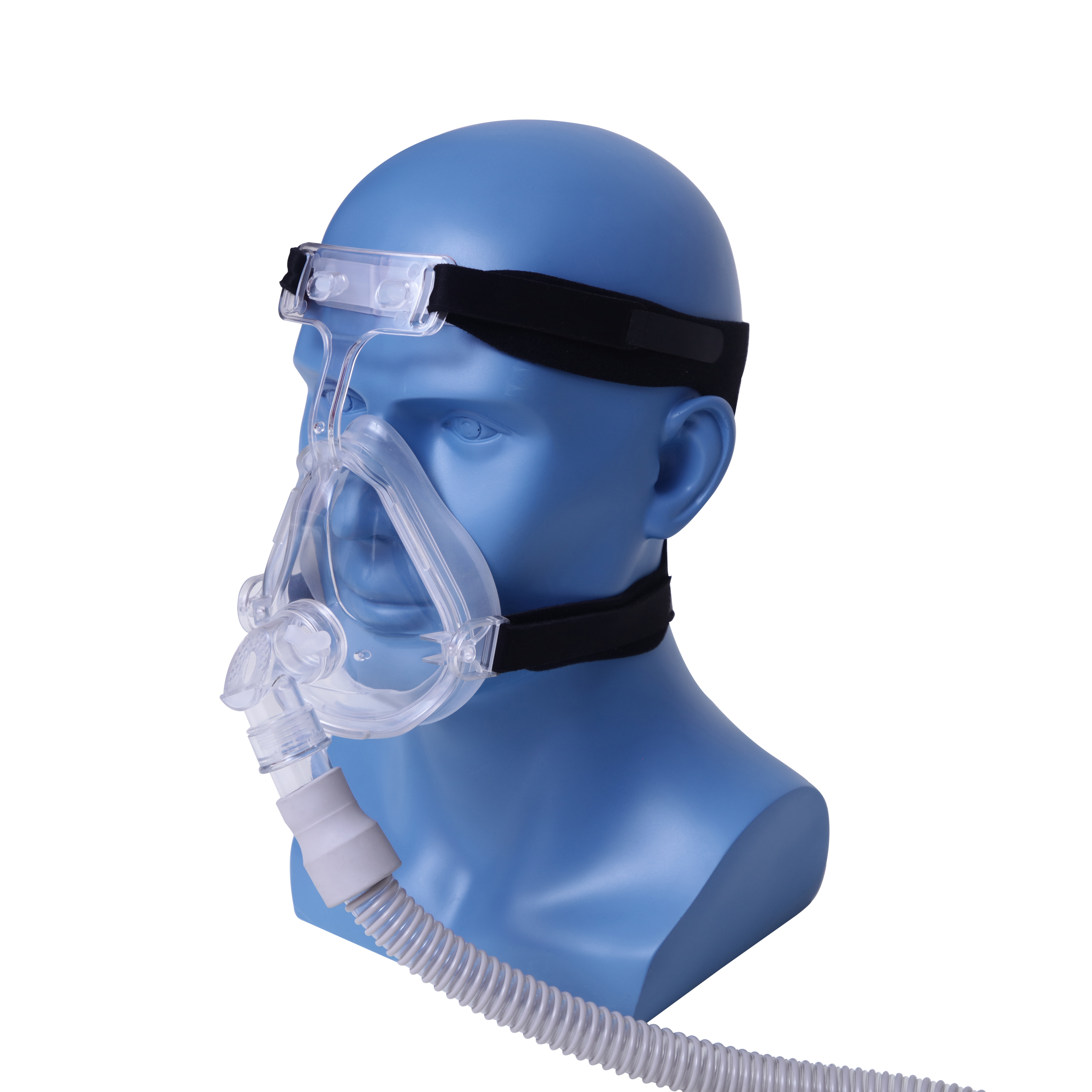 Medical Products Full Face Breathing Mask Hospital CPAP Oxygen Mask With Headgear