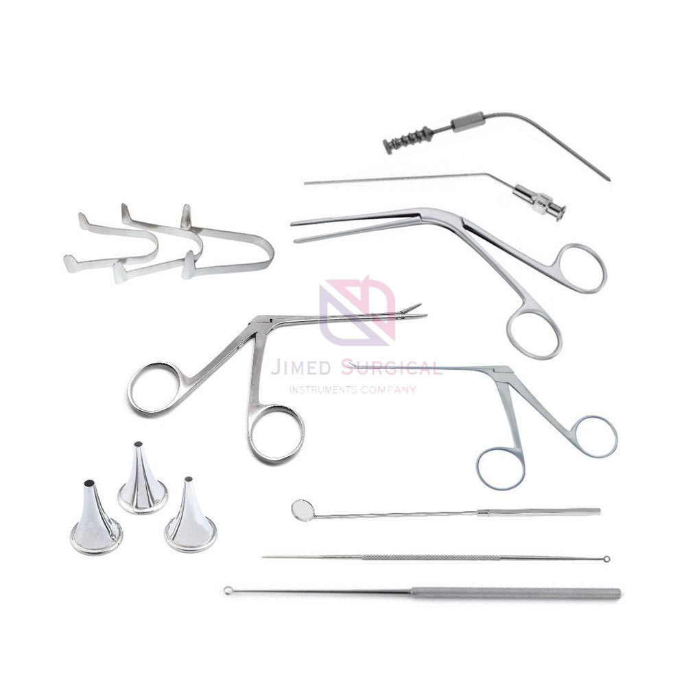 Premium Quality Manual Use Ear Instrument Set Best Material Ear Instrument Set For Surgery