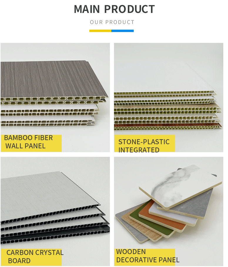 Decorative Interior Decor Wpc Integrated wall panel For Wholesale