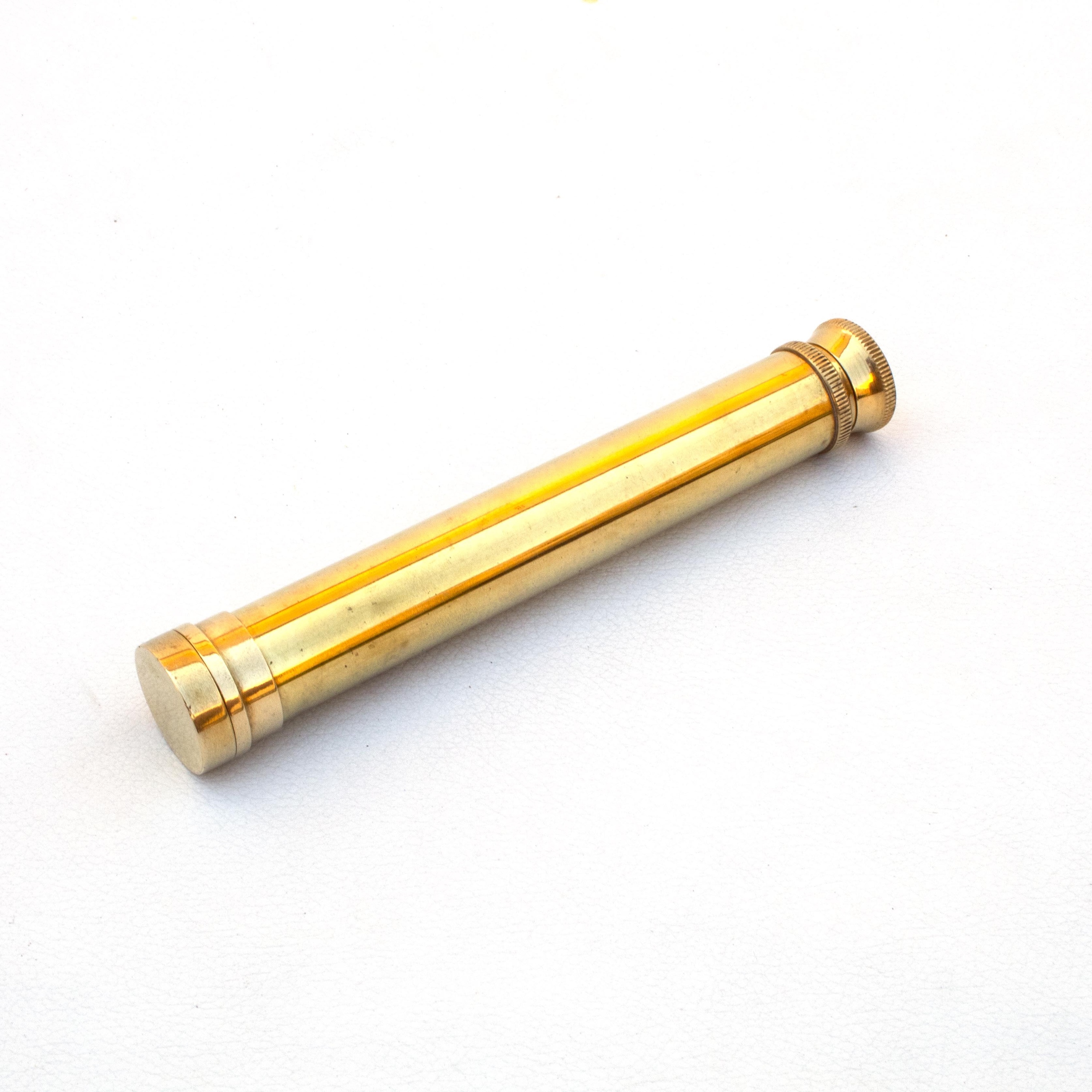 Monocular Classical Wholesale Brass Design Telescope Trendy Handheld Nautical Solid Metal Night Vision Microscope
