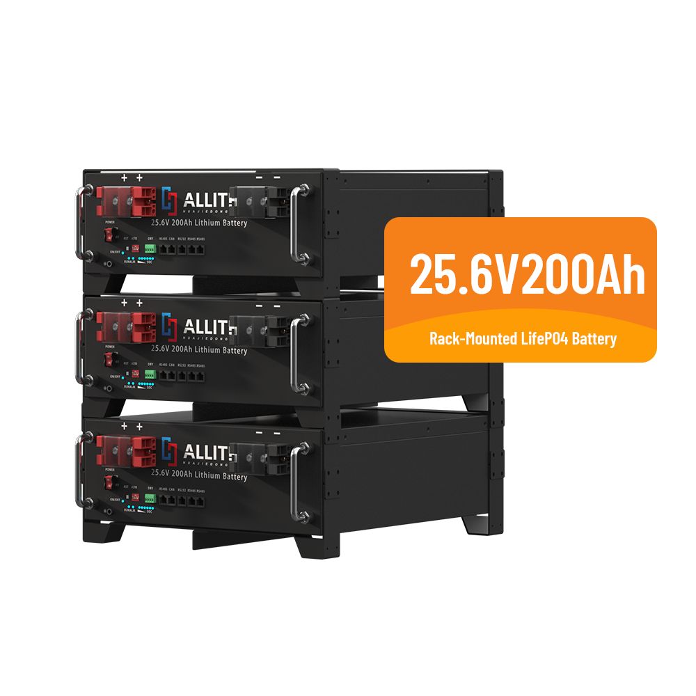 Smart BMS LiFePO4 5kwh 10 kwh 24V 48V 100Ah 200Ah 300Ah Solar Lithium ion Server Rack Mounted Battery Pack For solar system