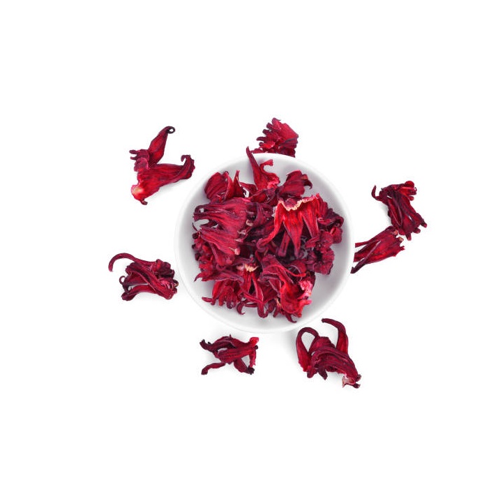 Натуральный чистый популярный темно-красный сушеный Травяной чай Roselle Hibiscus Flower для красоты кожи