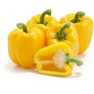 100% Natural Product Thai Fresh Capsicum Fresh Bell Sweet Color Pepper Yellow Red Green for sale.