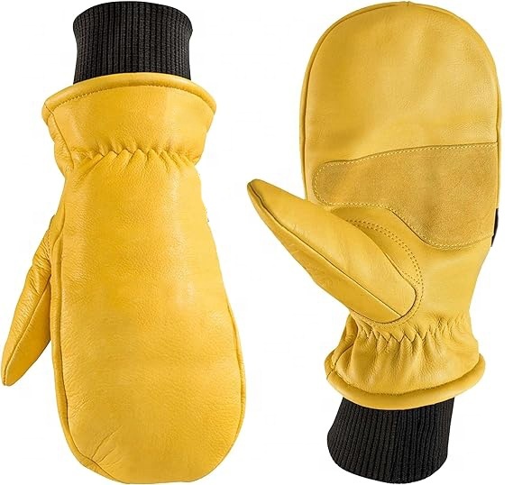 High Quality Ski Mitten Gloves Snowboard Waterproof Insulate Outdoor Sports Snow Gloves Mitten With Build In Glove