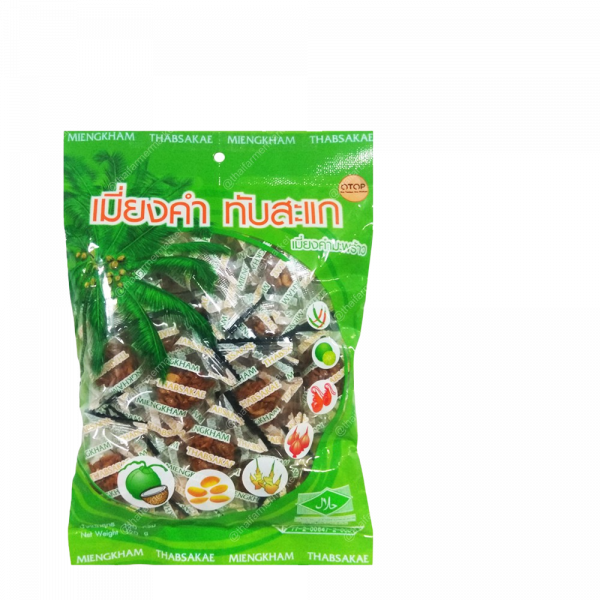 Кокосовые закуски Miang, закуски и закуски, жевательные, вкусные, приятные для всех возрастов