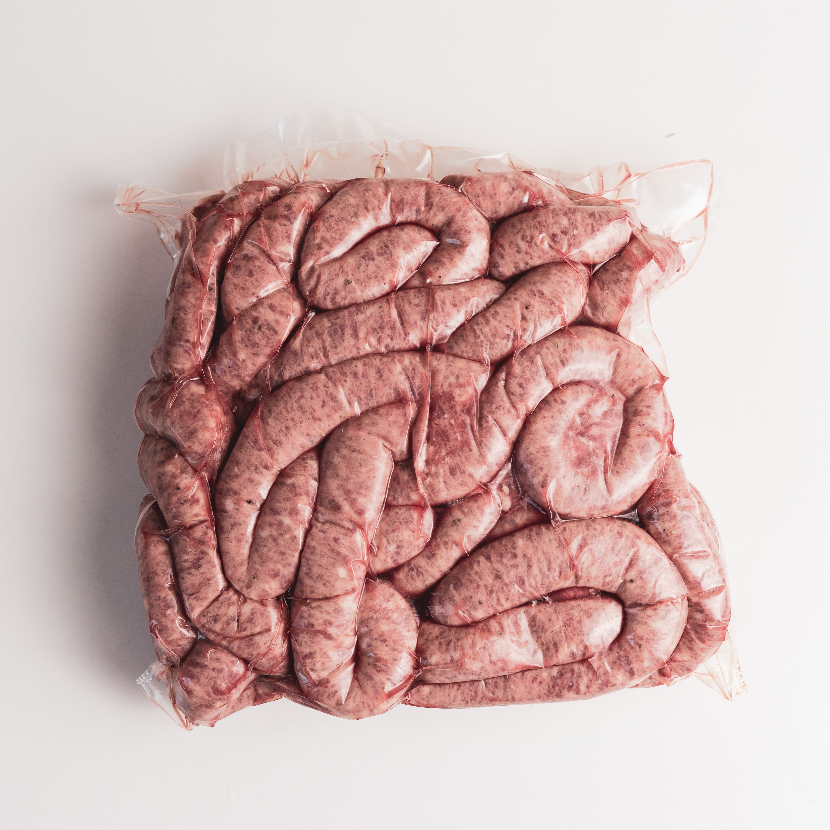 Classic Luganega Italian Pork Sausage Ready To Cook 2,5 Kg Var Controlled Supply Chain For Wholesale Or Food Service