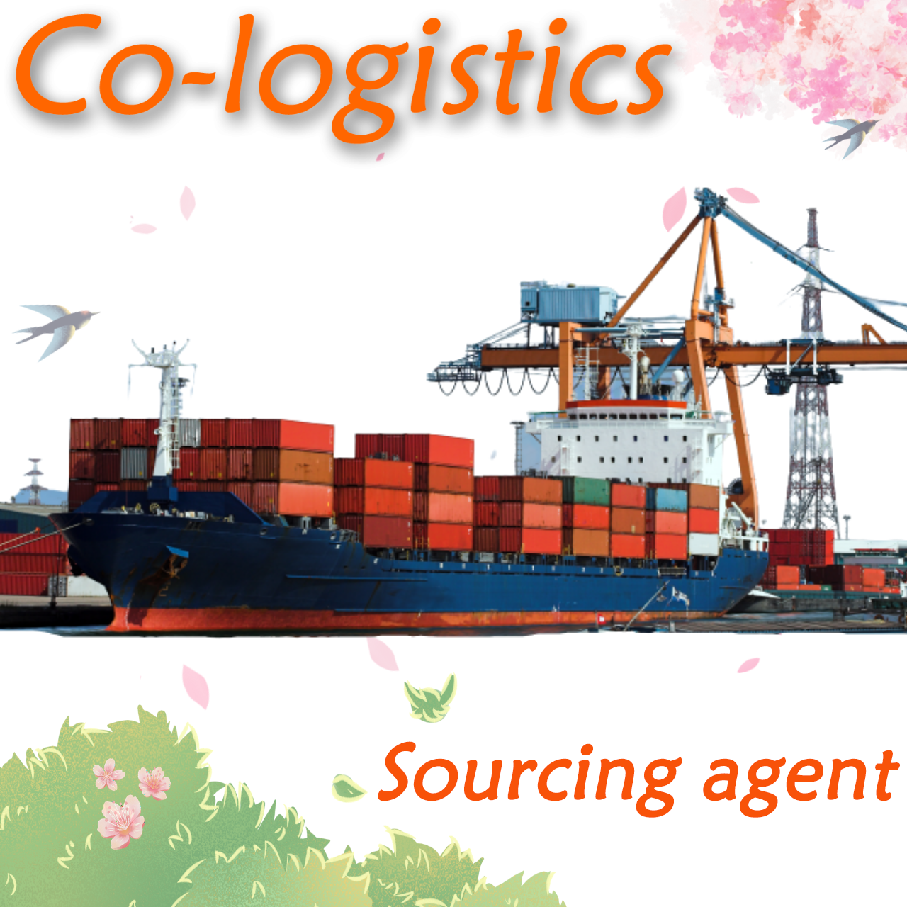 Convenient one step From China shenzhen ningbo to USA Europe Canada  Sea cargos freight forwarder agent shipping rate