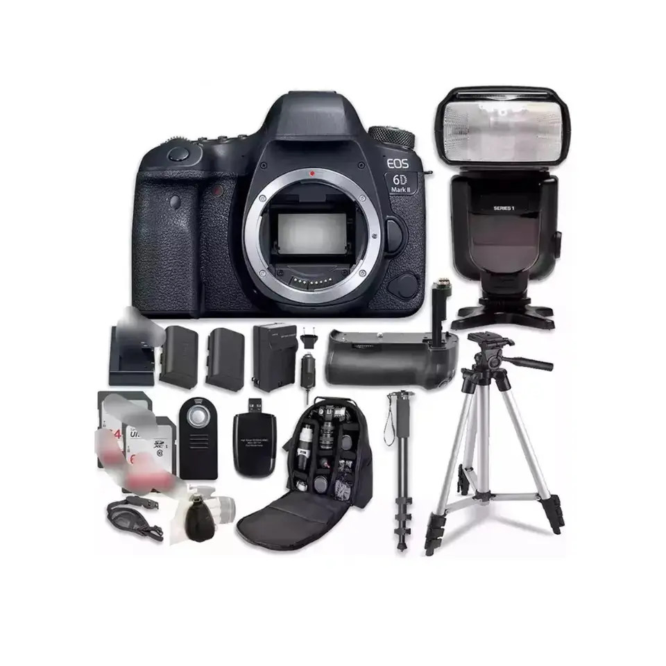 Специальная камера 6D Mark II DSLR-камера с объективом EF 24-105 мм USM, с поддержкой Wi-Fi в комплекте. Новые товары 2023