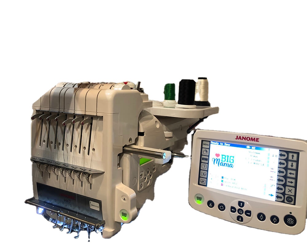 Newly Janome MB-7MB7 7 Needles Embroidery Machine