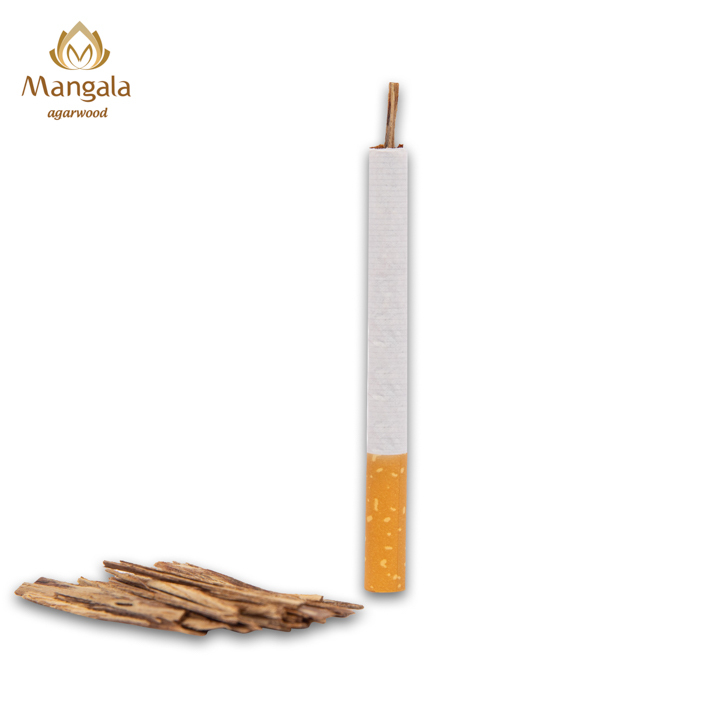 Premium Lighters Smoking Accessories Combo Vietnam Natural Brown Mangala Agarwood Chips Top Straight Shape Premium Lighters New