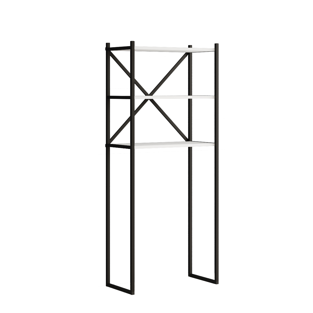 Wholesale High Quality Braga Over Washing Machine and Toilet Shelf Sturdy Elegant Modern European Style Furnitures for Bathroom