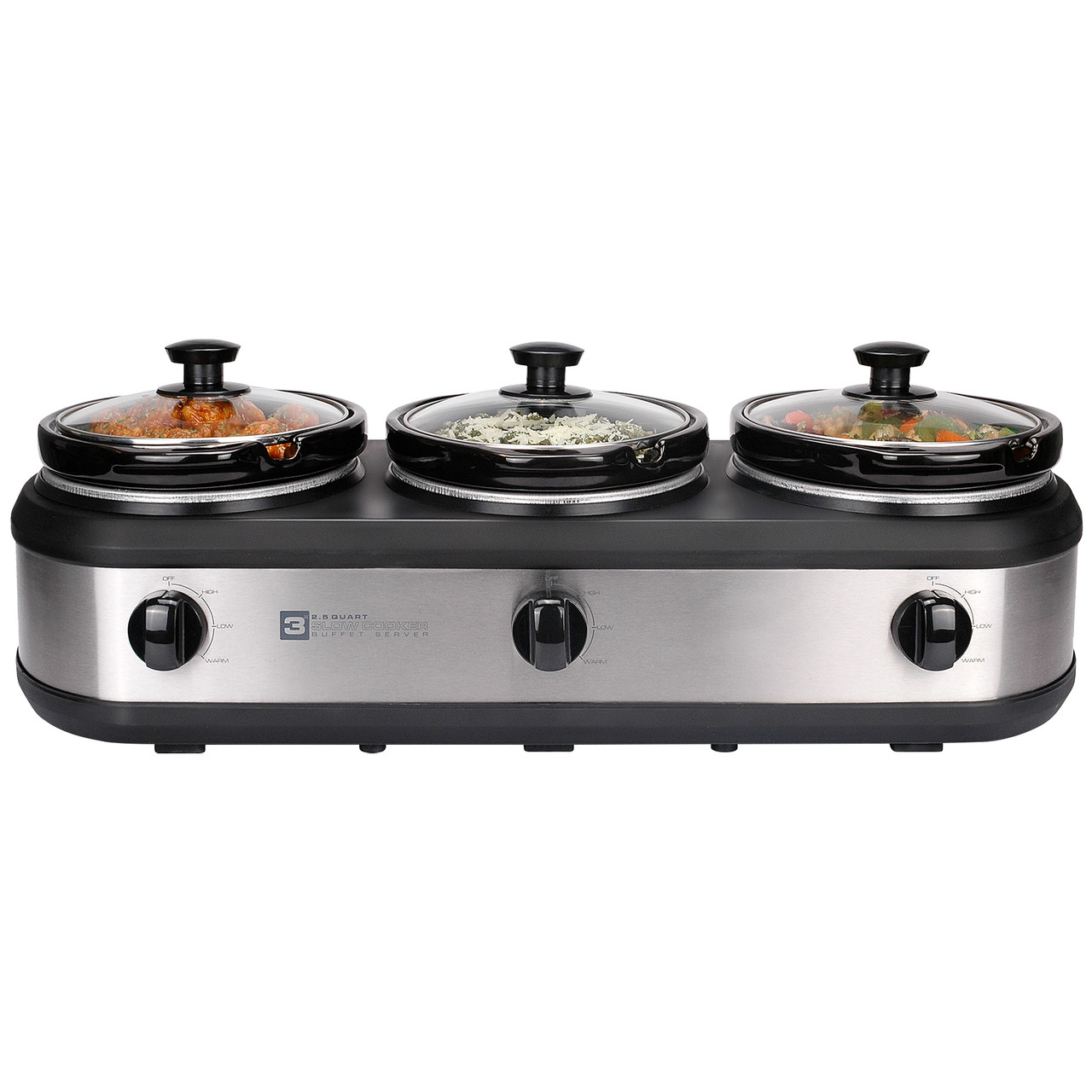 2023 New Arrival Triple Slow Cooker