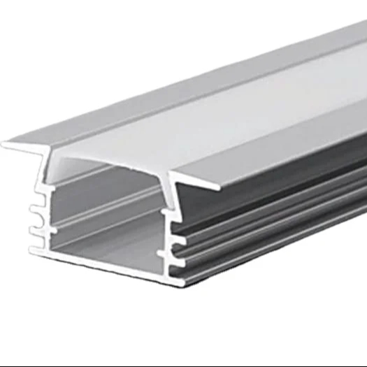 Wholesale 24.5*12.8 LED Strip Light Aluminium Profile Skirting Angle Pattern PC Cover Diffuser Surface Mounting Aluminum Alloy