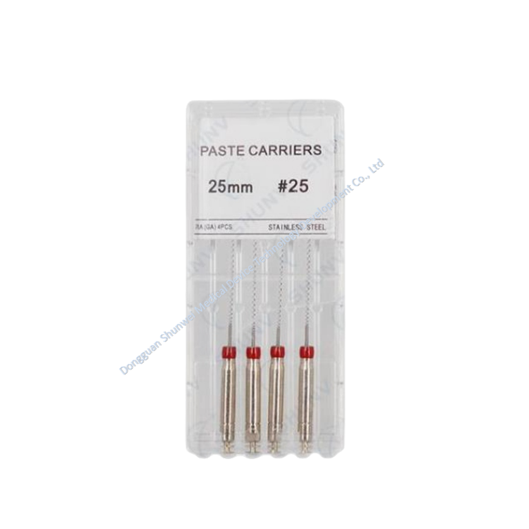 Shunwei Factory price Dental Dentistry Tools Engine Use File Dental Paste Carrier 21/25mm #25-40