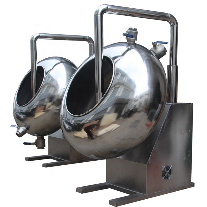 Nut Peanut almond Chocolate Coating Pan Coated Peanut Processing Machine