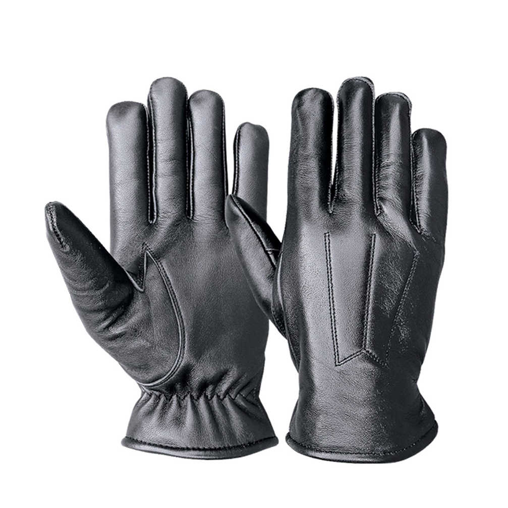 High Quality Fashion Men driving touch screen Winter Warm Leather Gloves & Mittens
