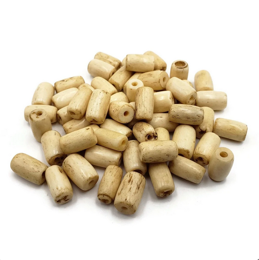 Natural Buffalo Bone Hair Pipe Beads for Jewelry Designers and Bead Stores Assorted Sizes Shell Bone & Coral Beads