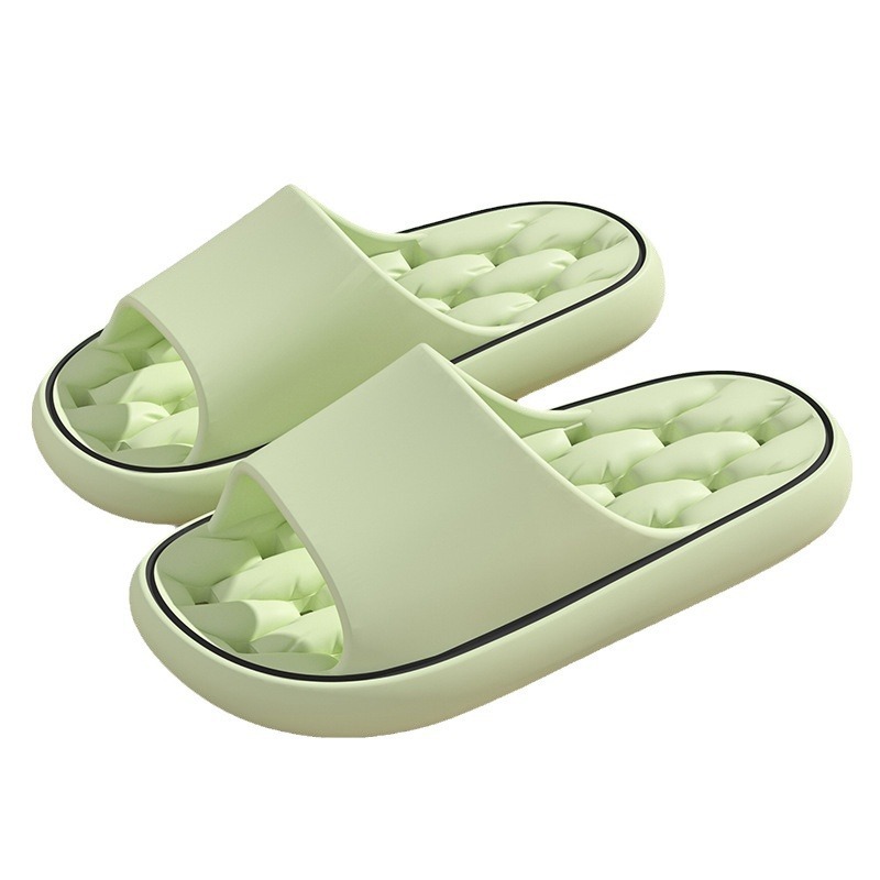 slippers home hollow slides sandals comfortable massage platform EVA bath shower slippers for women