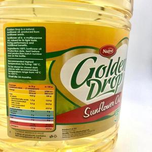 5 LITER COOKING SUNFLOWER OIL READY EXPORT/GOLDEN DROP SUNFLOWER OIL 5 L LIGHT TASTE ,FRYING PERFORMANCE,NUTRITIONAL BENEFITS