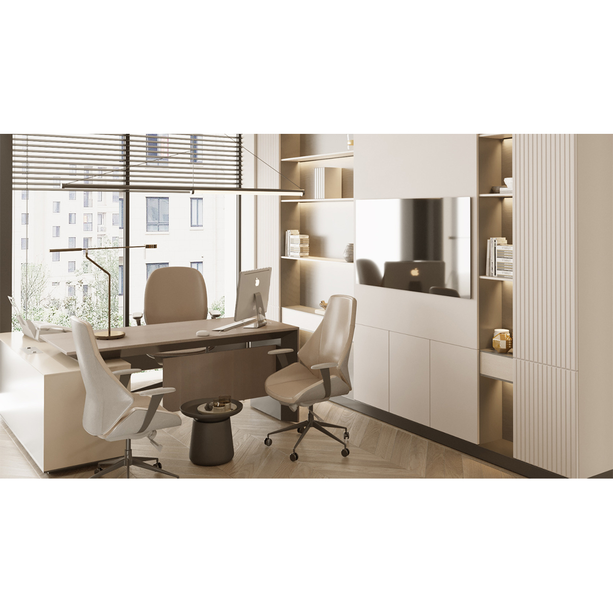 Office Furniture Project Complete Fixture and Equipment manufacturer from Turkey corporate projects interior designing renders
