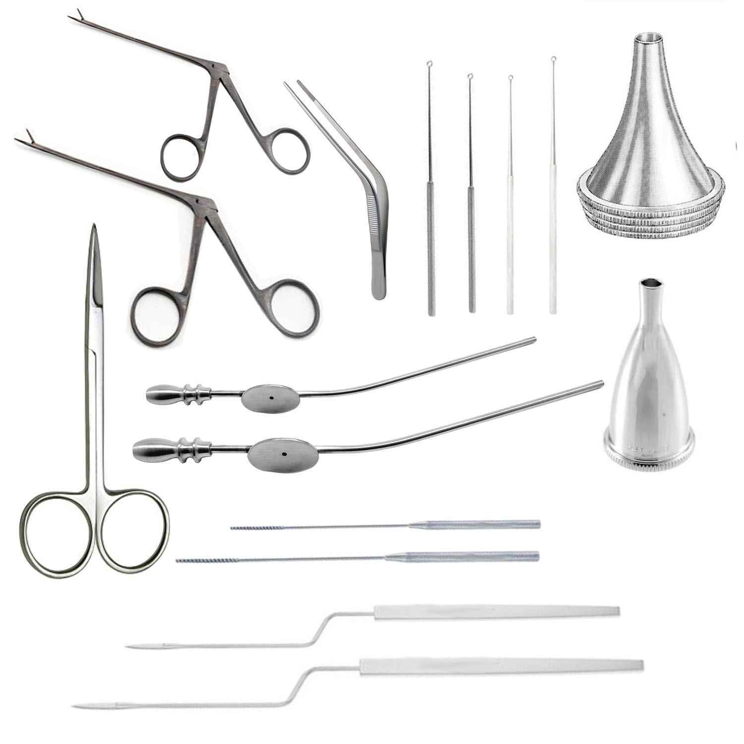 Myringotomy Surgery Set Basic ENT Instruments Otolaryngology Ear Surgery Set Tympanostomy ISO CE Approved by Caronia surgical