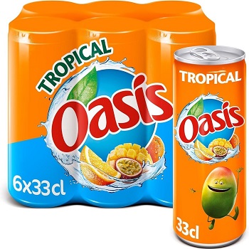 Oasis тропический 33cl (24 шт. в упаковке)