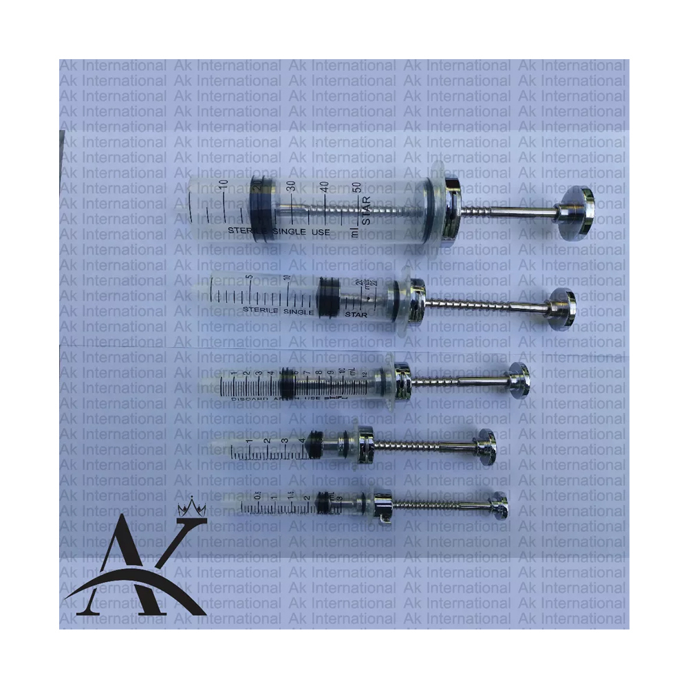 Complete Set of Liposuction Aspirator Fat Injection Syringe 3,5,10,20,50cc
