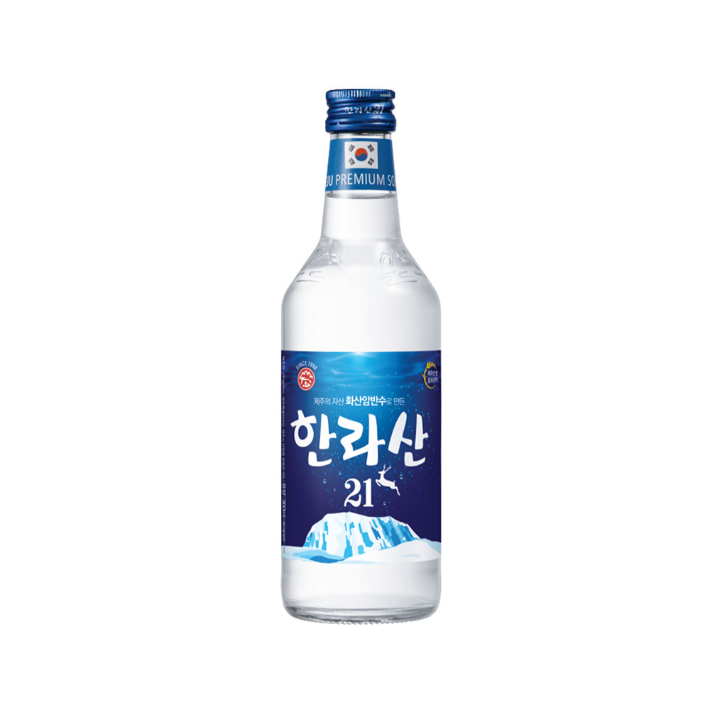 Корейский пищевой спиртовой напиток Soju HALLASAN, 21 уровень алкоголя, чистый и насыщенный вкус, более насыщенный аромат и более естественный вкус