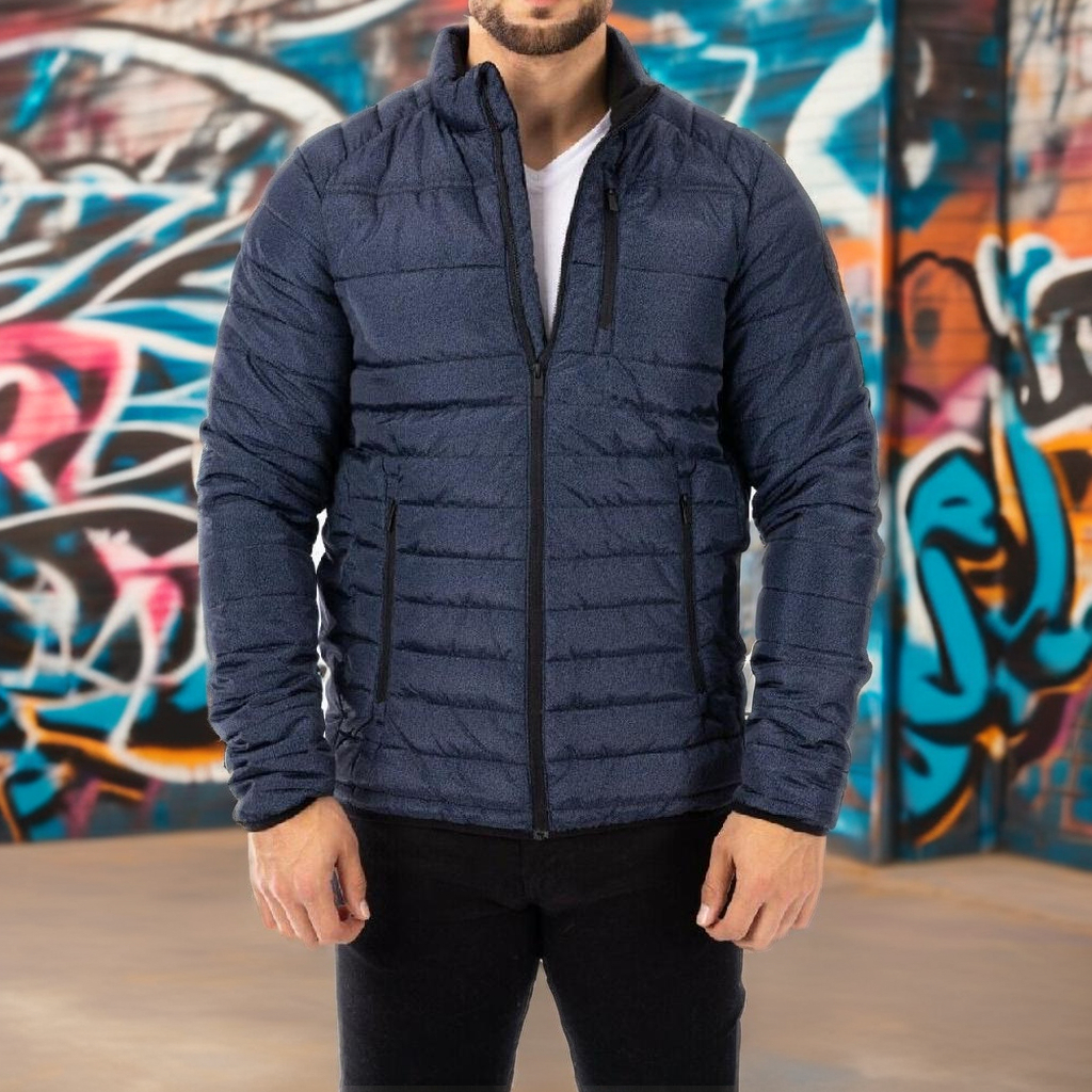 2024 Pakistan Made High Quality Men's down Jacket OEM Custom Logo Bubble Style Warm Winter Wear Fresh Stock