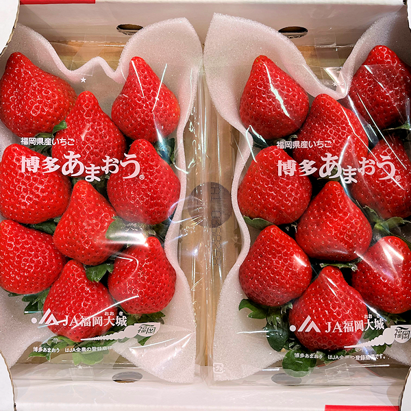 Fresh Japanese Hakata Amao Strawberry