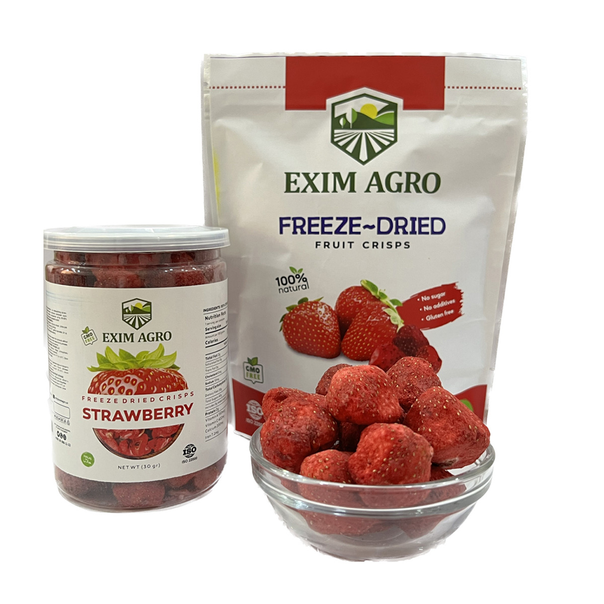 Great quality freeze-dried strawberries 100% natural product reliable supplier freeze dried fruits