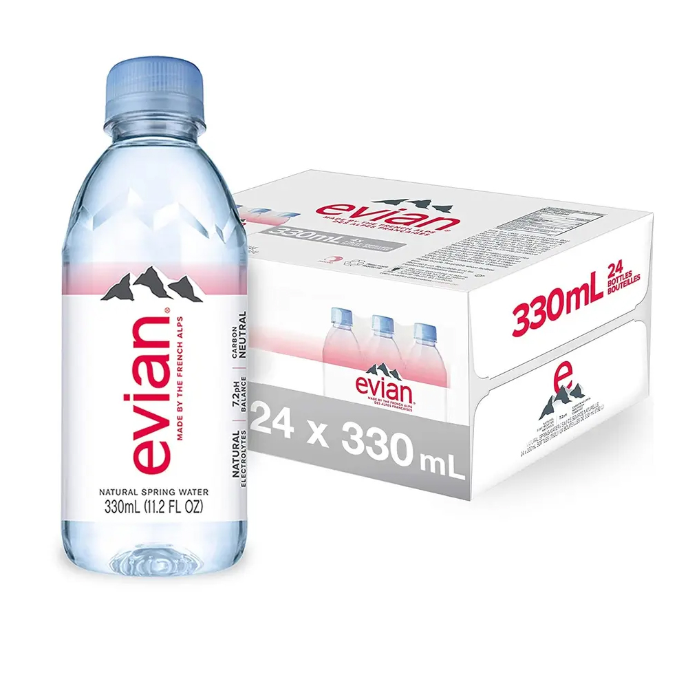 Минеральная вода Evian Spring, 1,5 л, купить заказ, бутилированная натуральная вода