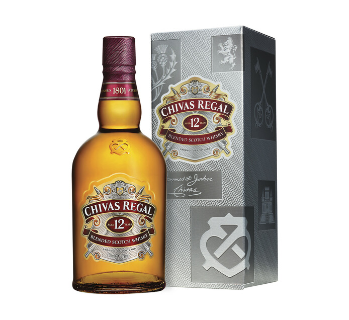 Шотландское ВИСКИ Chivas Regal 12 YO (1x750 мл)