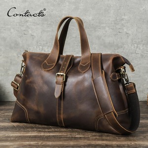Premium Quality Men and Women Travel Luggage Suitcase Full Grain Genuine Leather Durable Main Material Reasonable Price