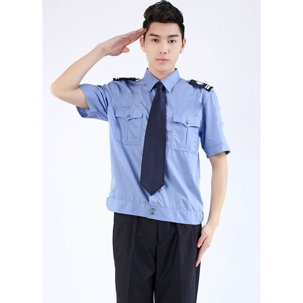 Unisex Custom Logo Security Guard T-Shirt OEM Design Short Sleeve Security Uniform for Men and Women for Winter