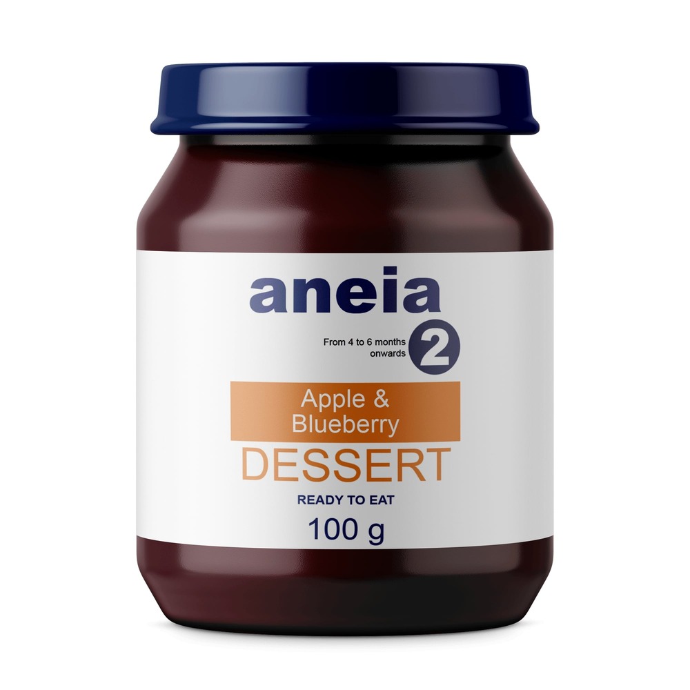 Aneia Baby Puree Food Pineapple Mango Dessert Ready To Eat RTE Jar Pouch Snack Meal Custom Logo Packaging OEM OBM Private Label
