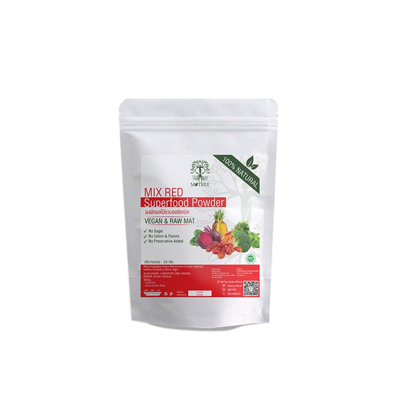 MOTREE MIX RED Superfood порошок веганская еда для приготовления модных в Таиланде продуктов экзотическая еда закуска OBM