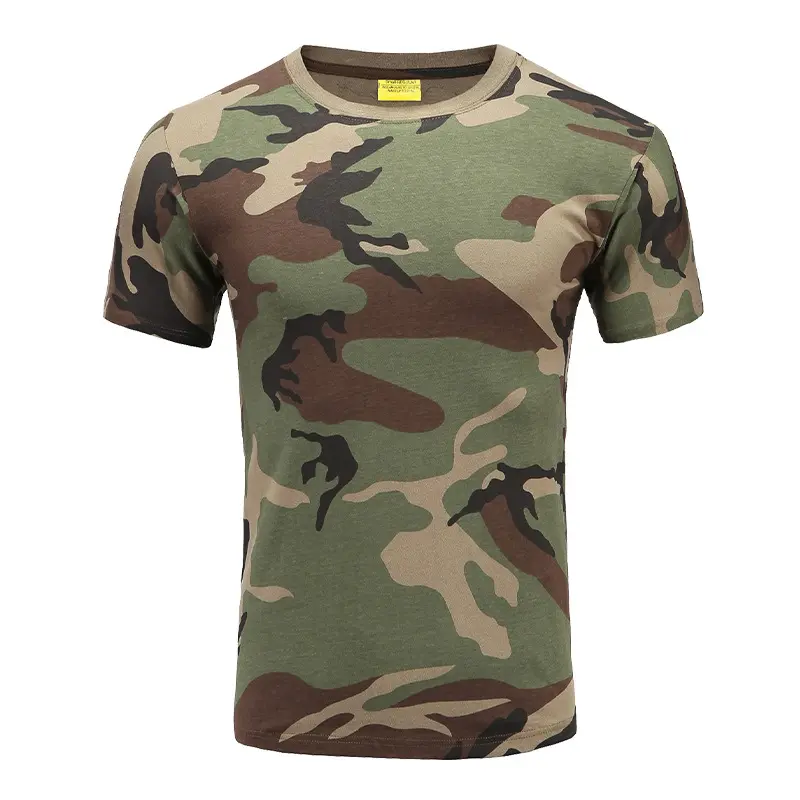 New Summer Outdoor Training Shirt Gym Sports Tactical T-Shirt For Men