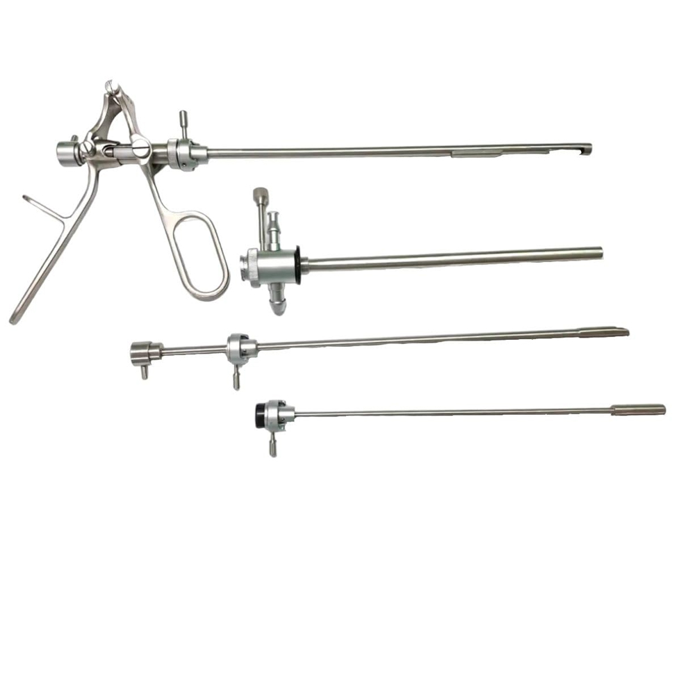 Powerful Steel Lithotripsy Forceps Complete Set Urinary Apparatus with 4*302mm Endoscope Anorectal Surgery Equipments