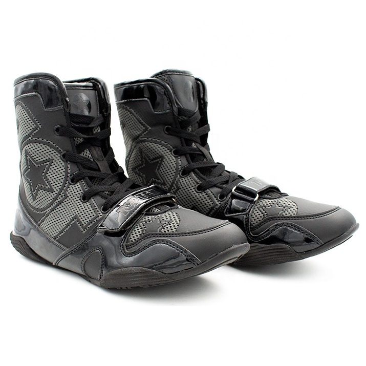 Lightweight Factory Wholesale Custom Professional Youth Breathable Non-slip Training Boxing Wrestling Shoes For Men