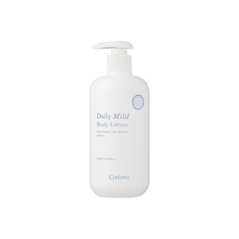 [COREANA] DAILY MILD BODY LOTION 500ML We Only Focused on the Moisturizing Everyday clean Best Selling Good Product