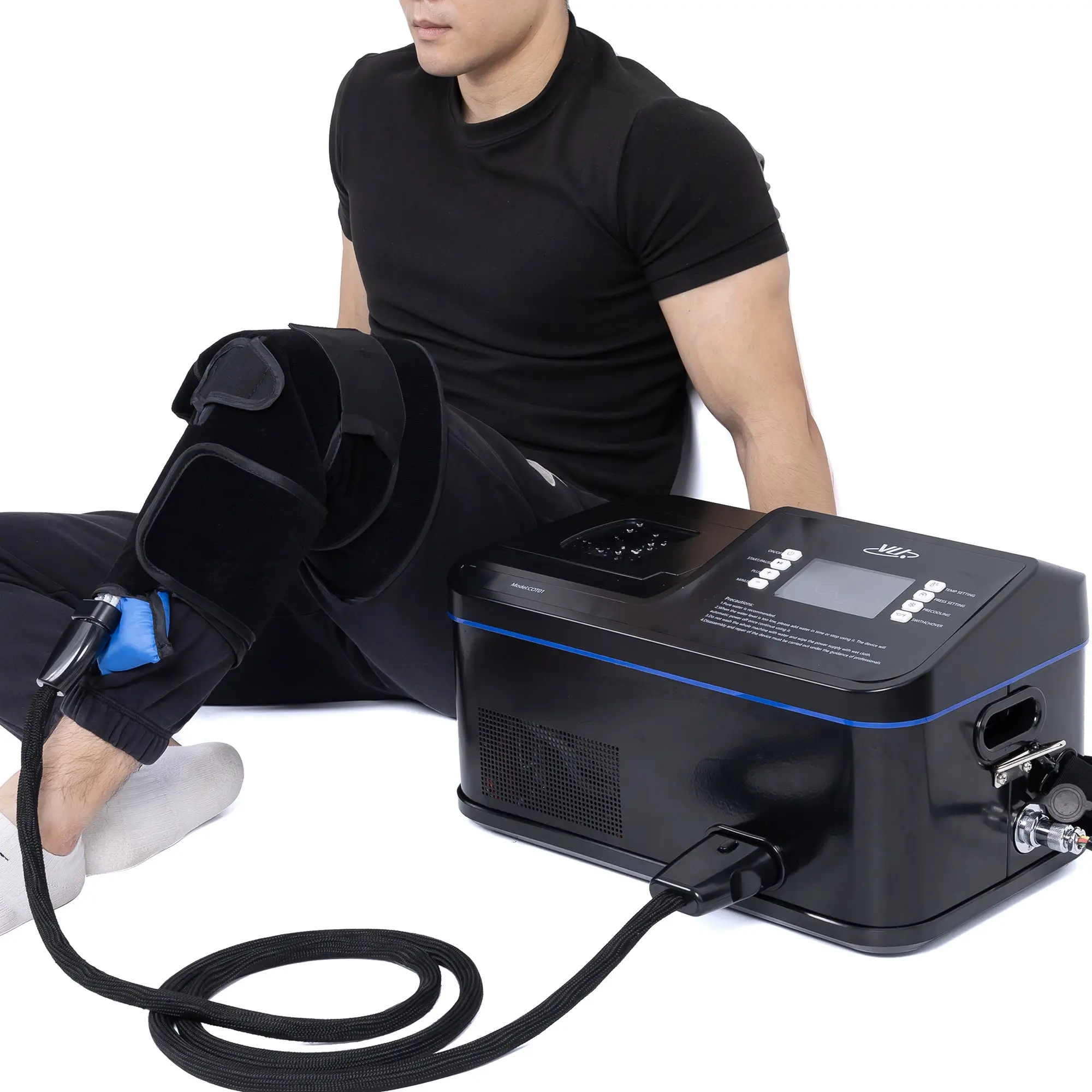 COT01 Automatic Compression Therapy Device for Arm Leg Body & Foot Sports Heating & Cooling Iceless Sports Healing