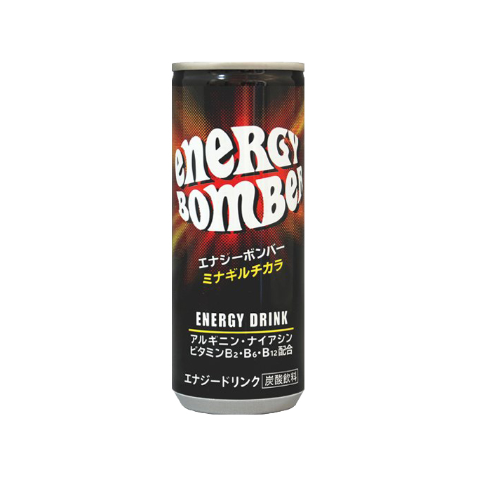 High End Japanese Energy Bomber Carbonated Private Label Natural Exotic Soft Drink