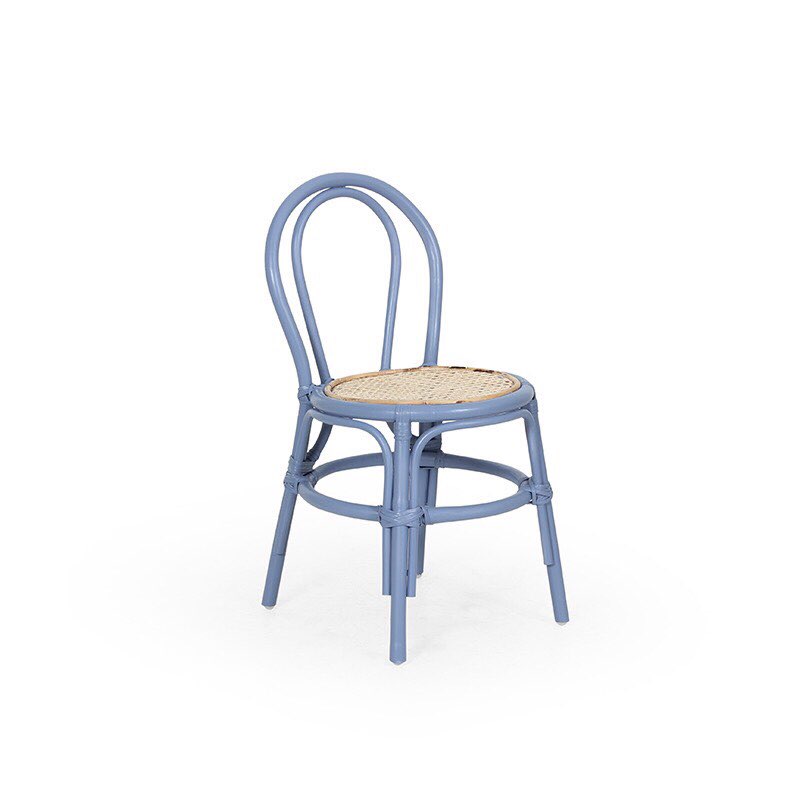 Eco-Friendly and Durable Handmade Rattan Kid Chair from Vietnam for Kitchen and Kid Nursery Fan Design Rattan Furniture