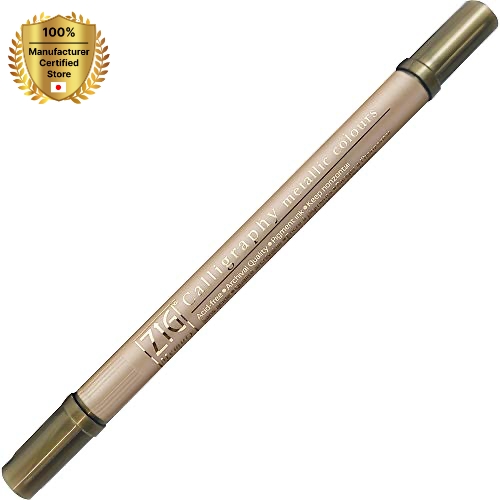 [KURETAKE] Kuretake система Zig Memory Twin Marker (золото) (6 шт.) Канцелярские Подарочные чернила для бутылки с чернилами для перьевых ручек