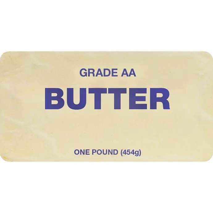 Private Label Hotel Butter 100% Pure Raw Unrefined Unsalted Butter